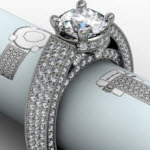 micro-pave rings