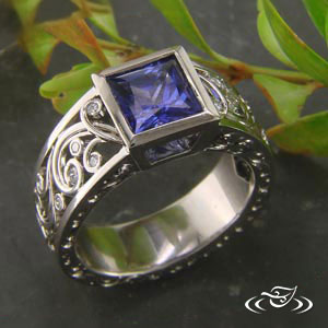 unique custom engagement rings