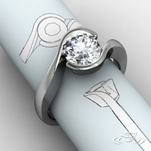 Classic wrap style ring
