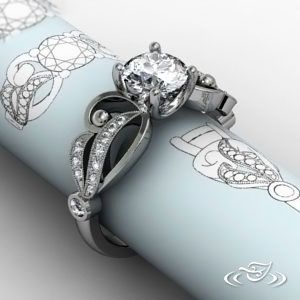 Delicate Diamond Fleur D'love Ring
