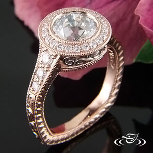Rose Gold ring 83886