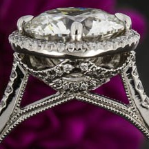 non-stone halo rings