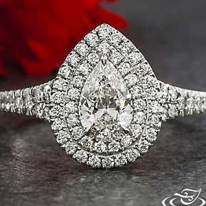 double-halo engagement rings