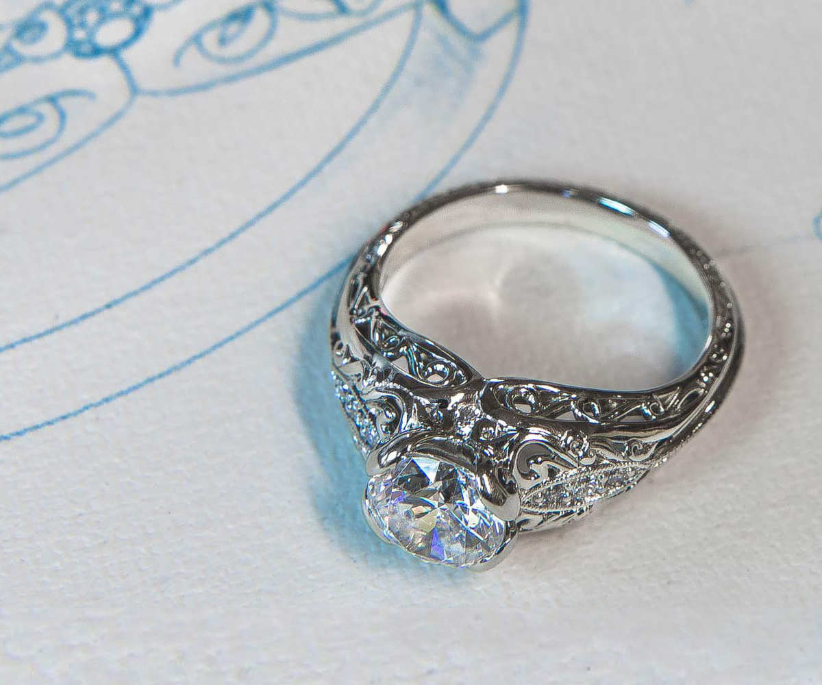 How to make an engagement ring? Answer: ONE WEEK