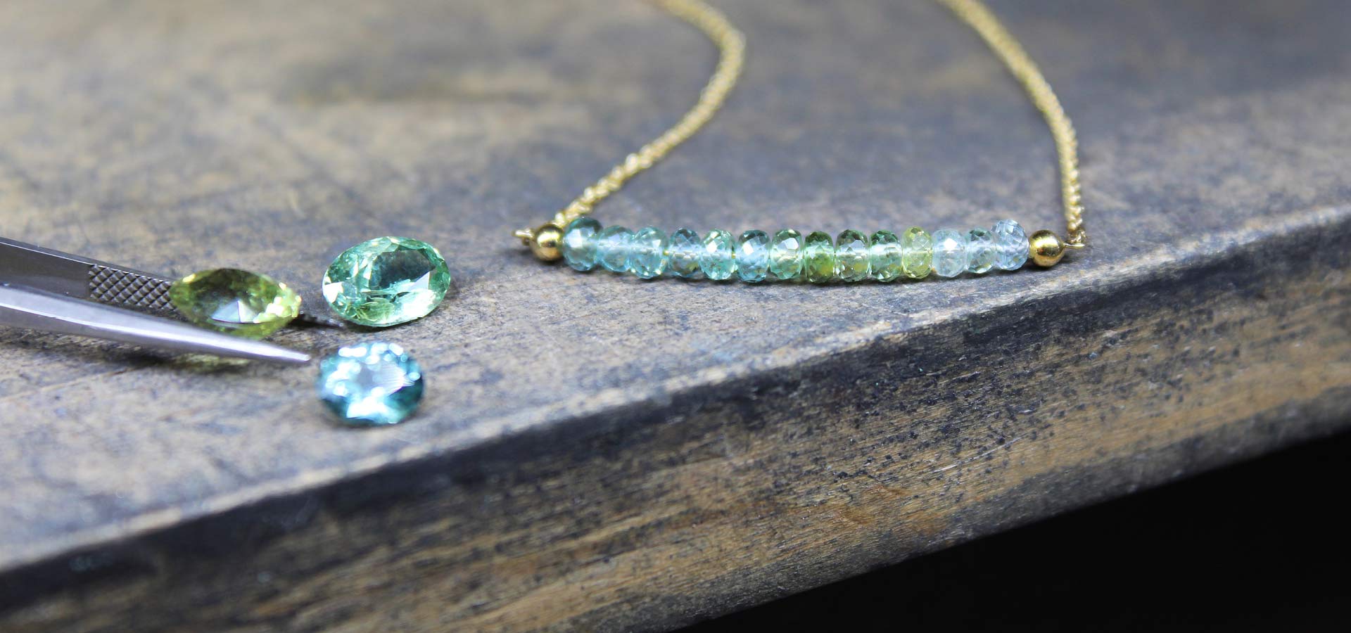 Design your own Montana sapphire necklace