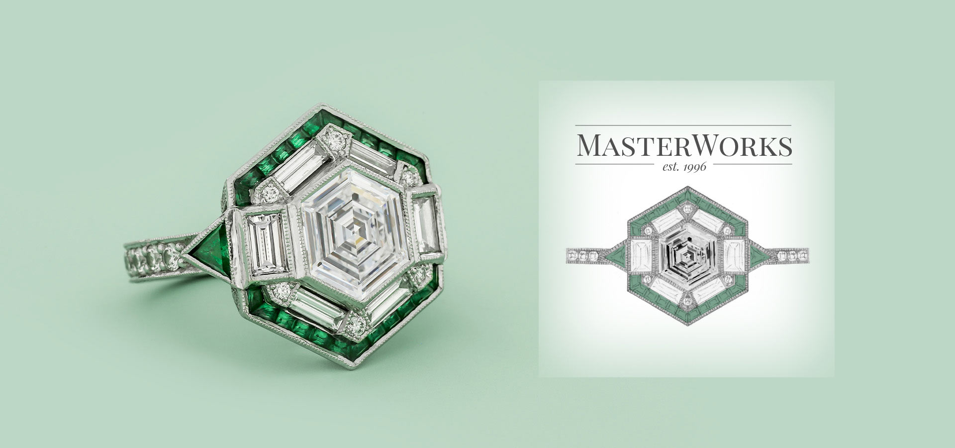 art deco ring
