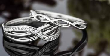 Custom Wedding Ring And Band Gallery Green Lake Jewelry Organic Bands