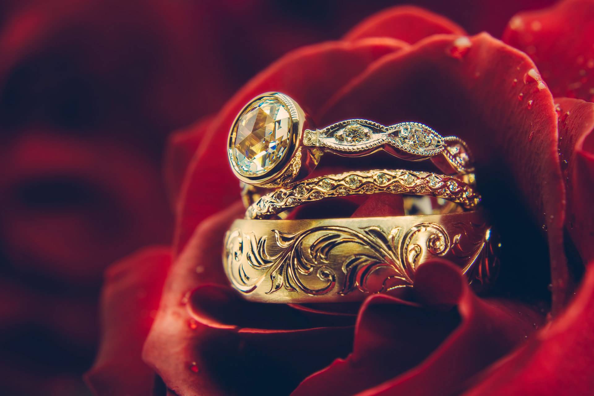 Design Your Own Ring & Custom Jewelry, Unique Engagement Rings, Wedding Bands Green Lake