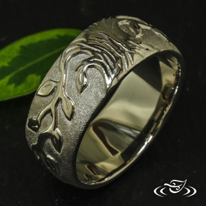 Carved Tree Band 