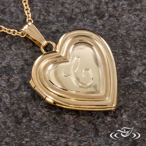 Vintage Monogram Locket