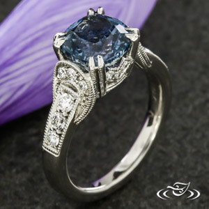 Montana Sapphire engagement ring