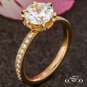 Rose Gold Blossom Ring 