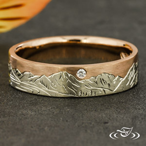 Personalized Mountain Range & Night Sky Bracelet