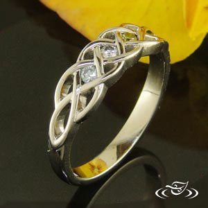 Woven Celtic Knot Band 