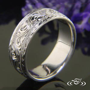Antique Hand Engraved Band