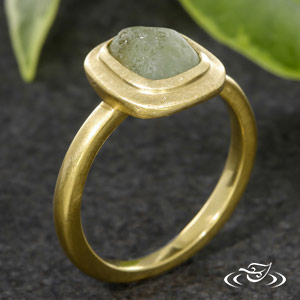 Custom Montana Sapphire engagement ring