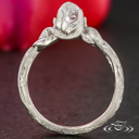 Raw Diamond Tree Inspired Ring