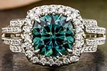 Sapphire engagement ring